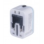 Travel adapter DONAU TRAVEL 205, white