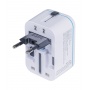 Travel adapter DONAU TRAVEL 205, white