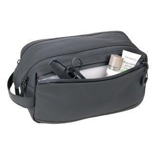 Kosmetyczka TROIKA Black Washbag2, wodoodporna, czarna, Ekskluzywne, Gadżety