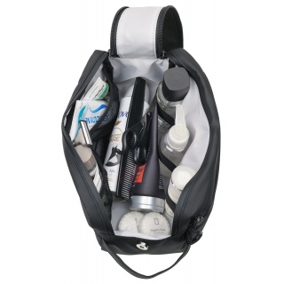 Kosmetyczka TROIKA Black Washbag2, wodoodporna, czarna, Ekskluzywne, Gadżety