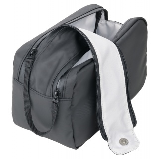 Kosmetyczka TROIKA Black Washbag2, wodoodporna, czarna, Ekskluzywne, Gadżety