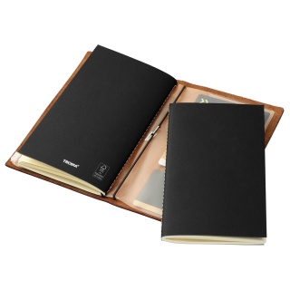 Notatnik TROIKA Travel Journal, brązowy, Notatniki, Zeszyty i bloki