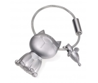 Brelok TROIKA Katz + Maus, 2 charmsy, metal, Ekskluzywne, Gadżety