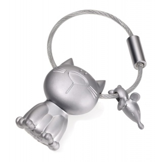 Brelok TROIKA Katz + Maus, 2 charmsy, metal, Ekskluzywne, Gadżety