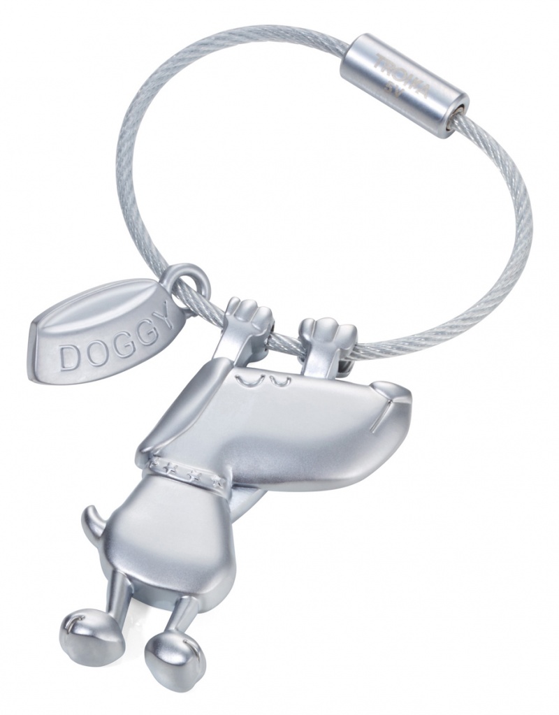 Brelok TROIKA Doggy, 2 charmsy, metal, Ekskluzywne, Gadżety