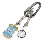 Brelok TROIKA Rucksack, karabińczyk, 2 charmsy, emaliowany metal, Ekskluzywne, Gadżety