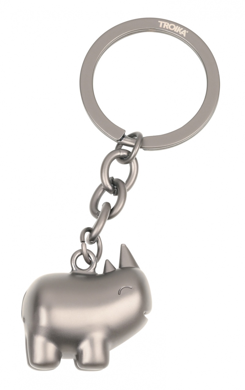 Brelok TROIKA Happy Rhino, metal, Ekskluzywne, Gadżety