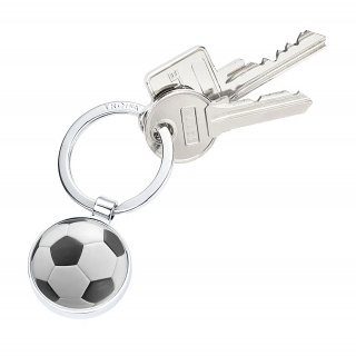 Brelok TROIKA Soccer, chromowany, Ekskluzywne, Gadżety