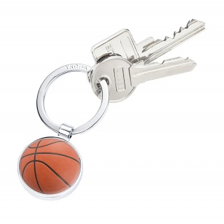 Brelok TROIKA Basketball, chromowany, Ekskluzywne, Gadżety