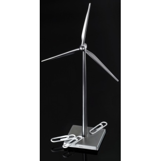 Przybornik na biurko TROIKA Fresh Wind, wiatrak, stalowy, Ekskluzywne, Gadżety
