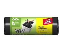 Garbage bags JAN NIEZBĘDNY HD Easy-Pack, 60l, 26pcs, black