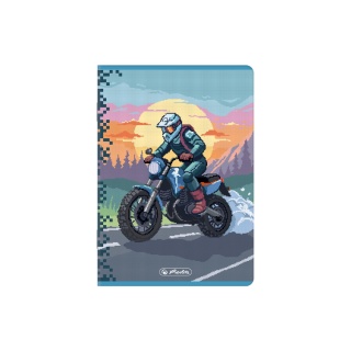 ZESZYT HER PREMIUM PIXEL FUN A5 32K.KRATKA /10/, Zeszyty, Zeszyty i bloki