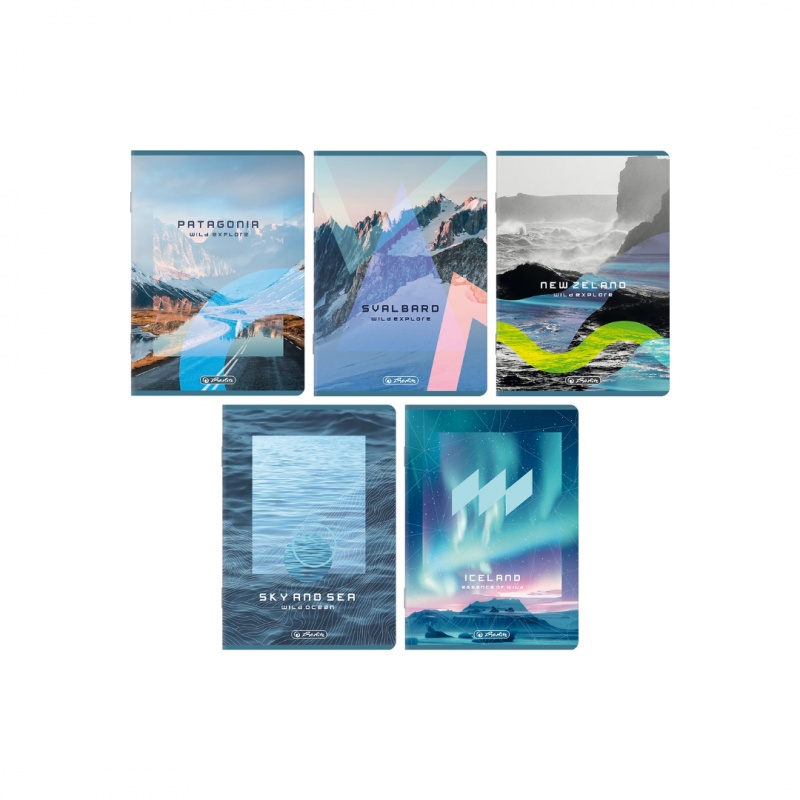 ZESZYT HER PREMIUM SOLARPUNK A5 60K.KRATKA/10/, Zeszyty, Zeszyty i bloki