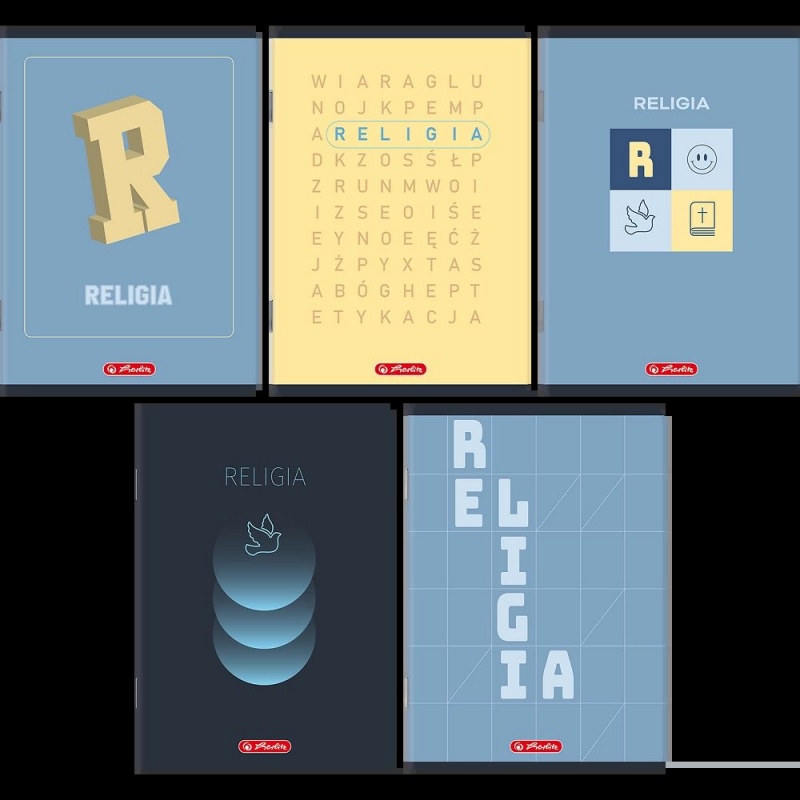 ZESZYT HER MIX RELIGIA A5 32K.KRATKA /10/, Zeszyty, Zeszyty i bloki