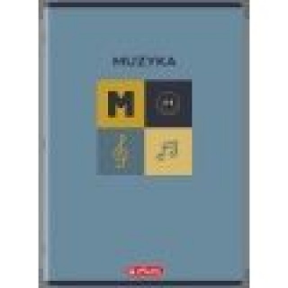 ZESZYT HER MIX MUZYKA A4 16K.5 LINII, Zeszyty, Zeszyty i bloki