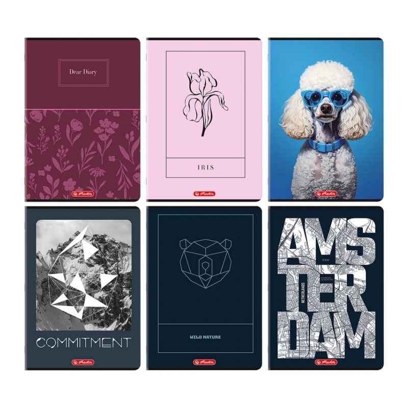 ZESZYT HER MIX A4 80K.KRATKA /5/, Zeszyty, Zeszyty i bloki