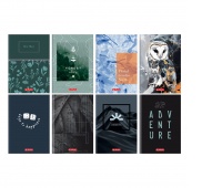 BRULION HER MIX A5 96K.LINIA, Bruliony, Zeszyty i bloki