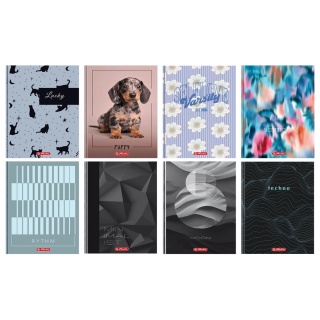 BRULION HER MIX A4 96K.KRATKA, Bruliony, Zeszyty i bloki