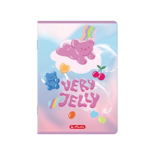 ZESZYT HER JELLY A5 16K.KRATKA /20/, Zeszyty, Zeszyty i bloki