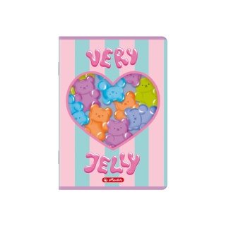 ZESZYT HER JELLY A5 16K.KRATKA /20/, Zeszyty, Zeszyty i bloki
