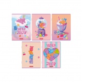 ZESZYT HER JELLY A5 32K.KRATKA /10/, Zeszyty, Zeszyty i bloki