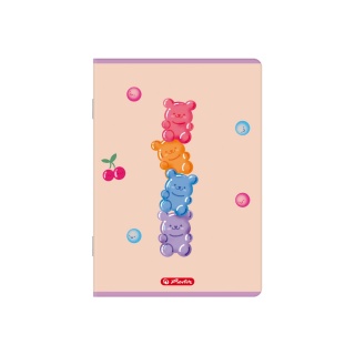 ZESZYT HER JELLY A5 32K.KRATKA /10/, Zeszyty, Zeszyty i bloki