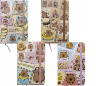 NOTES TW.OKŁ.KAPIBARA A6 PU 81361 CENTRUM, Notesy szkolne, Zeszyty i bloki