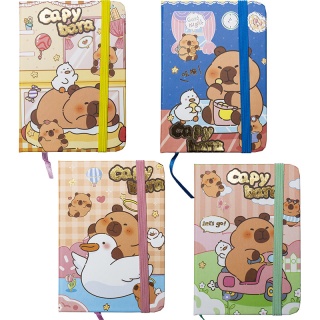 NOTES TW.OKŁ.KAPIBARA A7 PU 81360 CENTRUM, Notesy szkolne, Zeszyty i bloki