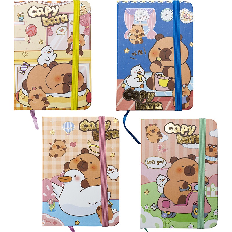 NOTES TW.OKŁ.KAPIBARA A7 PU 81360 CENTRUM, Notesy szkolne, Zeszyty i bloki