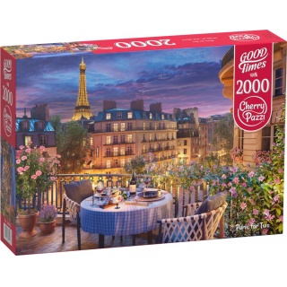 PUZZLE 2000 CHERRYPAZZI PARIS FOR TWO 50163, 1000 element&oacute;w, Puzzle