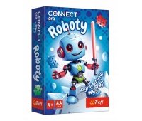 02888 "GRA - Connect Roboty" FSC Mix 70%, Edukacyjne, Gry