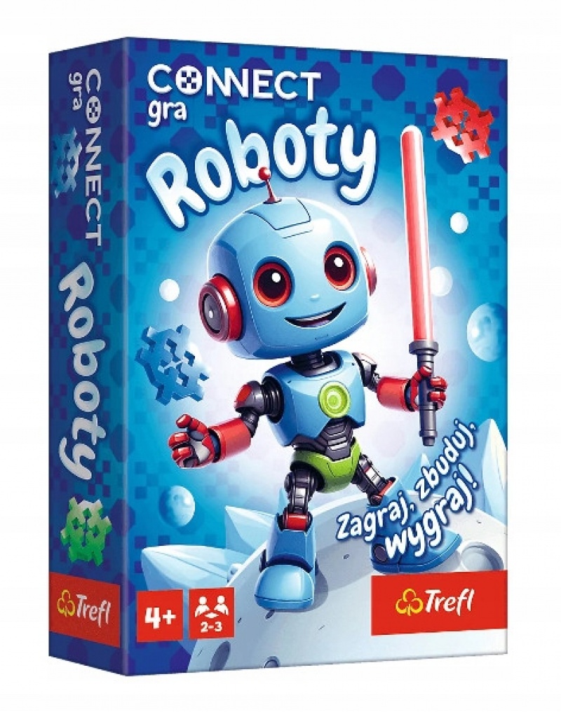 02888 "GRA - Connect Roboty" FSC Mix 70%, Edukacyjne, Gry