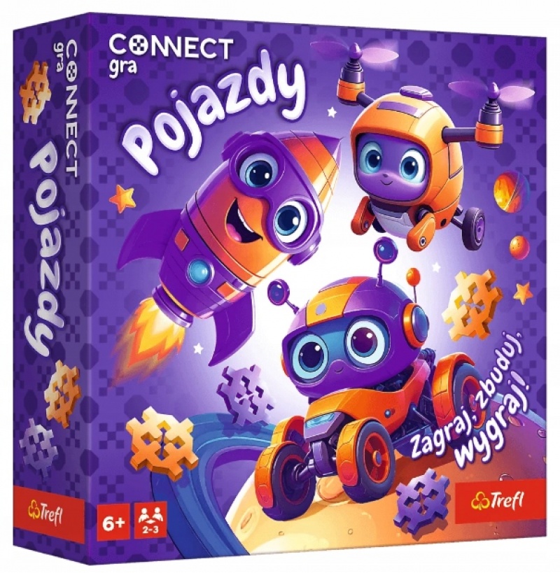 02889 " GRA - Connect Pojazdy" FSC Mix 70%, Edukacyjne, Gry