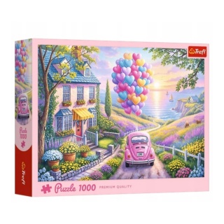 Puzzle - "1000" - Romantyczna przejażdżka_FSC M..., 1000 element&oacute;w, Puzzle