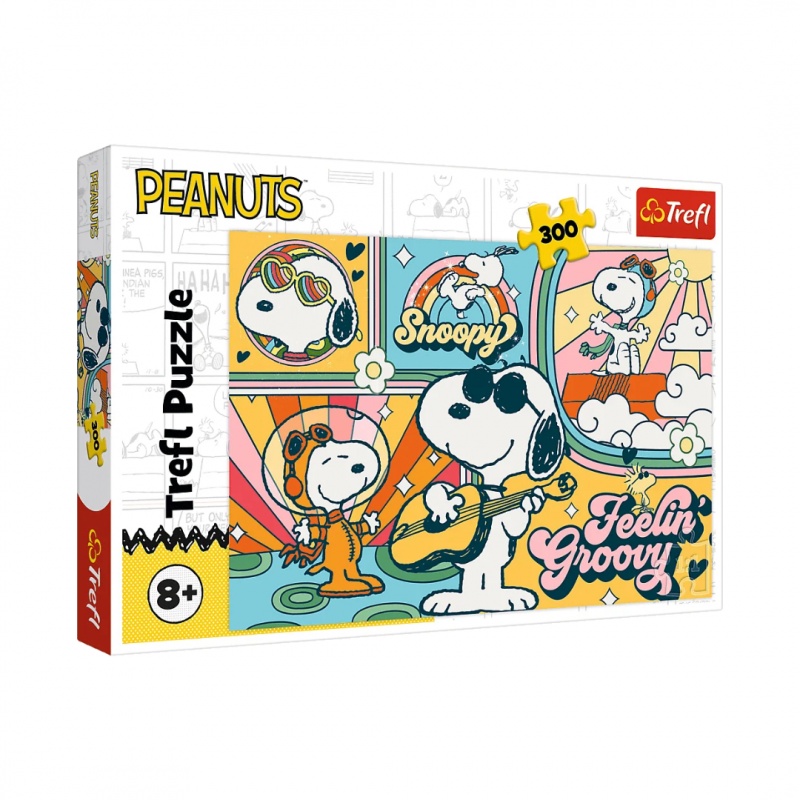 Puzzle - "300" - Zabawny świat Fistaszk&oacute;w / PEA..., 300 element&oacute;w, Puzzle