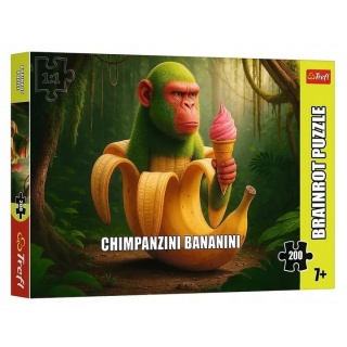 Puzzle 200 - BrainRots Chimpanzini Bananini, 200 element&oacute;w, Puzzle