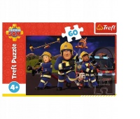 Puzzle - "60" - Bohater w mundurze / Fireman Sa...