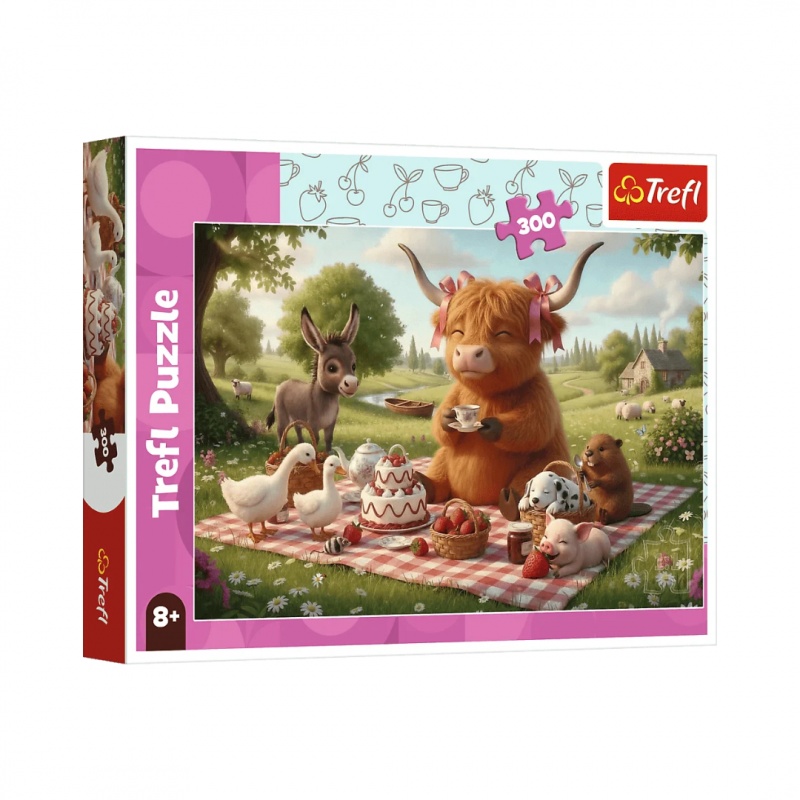 Puzzle - "300" - Słodki piknik / Trefl_AI FSC M..., 300 element&oacute;w, Puzzle