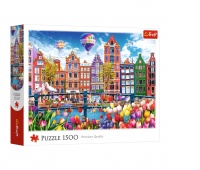 Puzzle - "1500 - Kolorowy Amsterdam" / MGL FSC ...