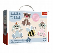 Puzzle - "Baby Classic" - Przyjacielskie Bobask..., Dla malucha, Puzzle