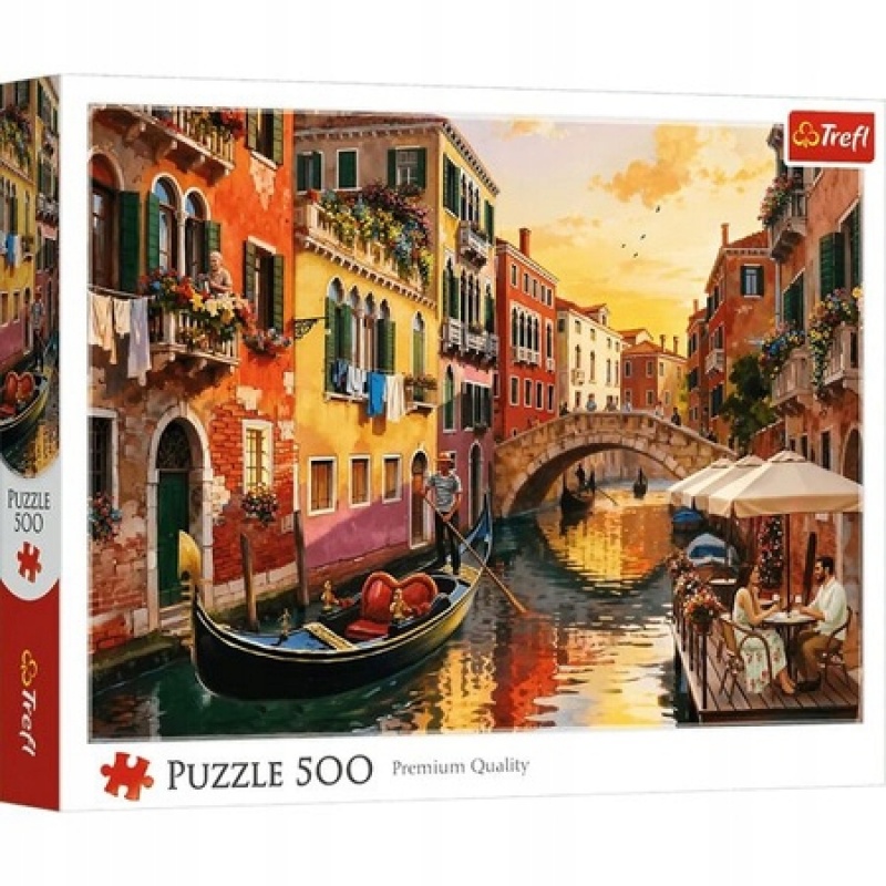 Puzzle 500 - Wenecja o zachodzie słońca, 500 element&oacute;w, Puzzle