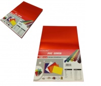 OKŁADKA DO BINDOWANIA PRZ&Oacute;D A4 200mic CZERWONA, Akcesoria do laminacji i bindowania, Prezentacja