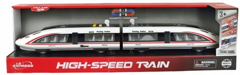 POCIĄG ŚW/DŹ W PUDEŁKU 2602, Kolejki, tory wyścigowe, parkingi, Zabawki