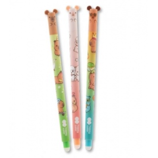 Długopis wymazywalny Kapibara Kapi Fun 0.5mm.nieb., Długopisy, Art. do pisania i korygowania