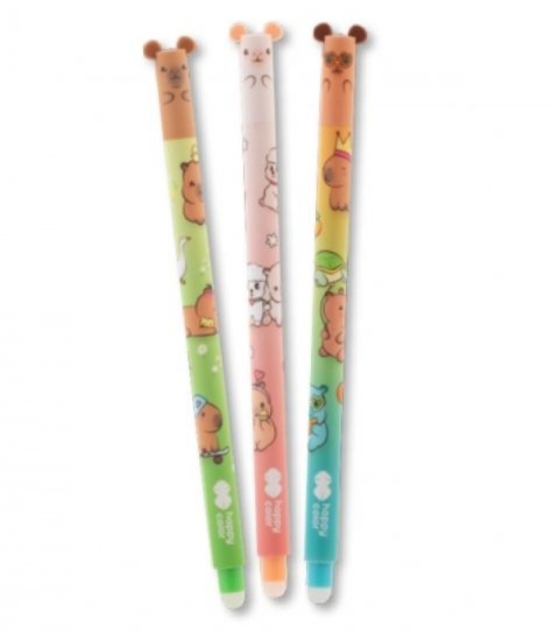 Długopis wymazywalny Kapibara Kapi Fun 0.5mm.nieb., Długopisy, Art. do pisania i korygowania