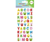 Naklejki 3D PUFFY ANIMAL LETTERS 10x22cm.H.COLOR