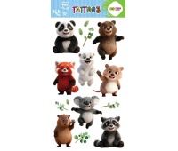 Tatuaże zmywalne LOVELY BEARS 10x20cm.H.COLOR