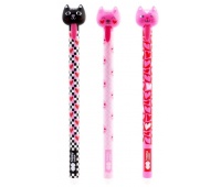 DŁUGOPIS WYMAZYWALNY LOVE CATS 0.5 NIEBIESKI H.COL, Długopisy, Art. do pisania i korygowania