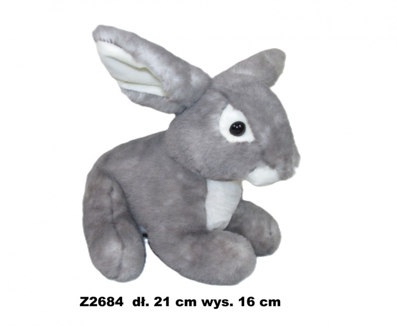 ZAJĄC 21 X 16 CM Z2684, Maskotki, Zabawki