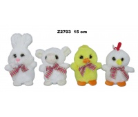 ZWIERZĘTA WIELKANOCNE 15CM Z2703